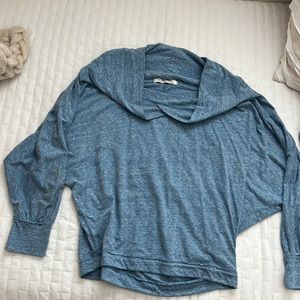 Light blue We The Free loose turtle neck top - small but fits medium